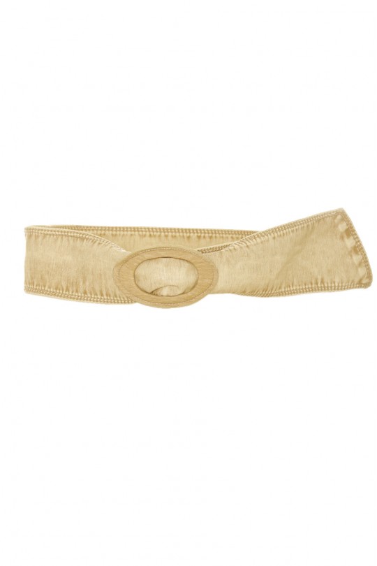 White faux leather belt - BG - 3003 - 2