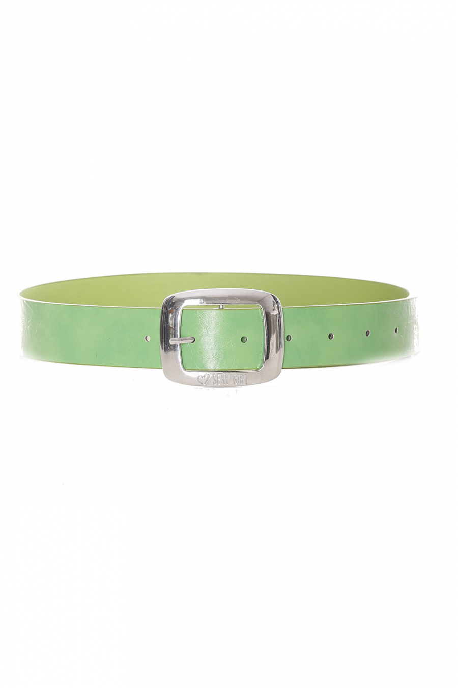 Ceinture verte unie basique verte - D7358 - 3