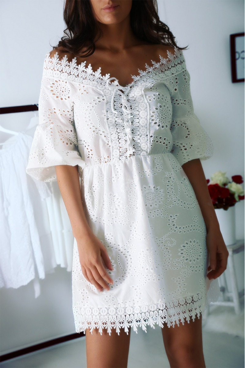 robe blanche printemps