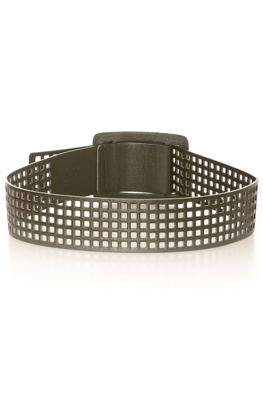 Black grid belt with holes. SG-0452 - 2