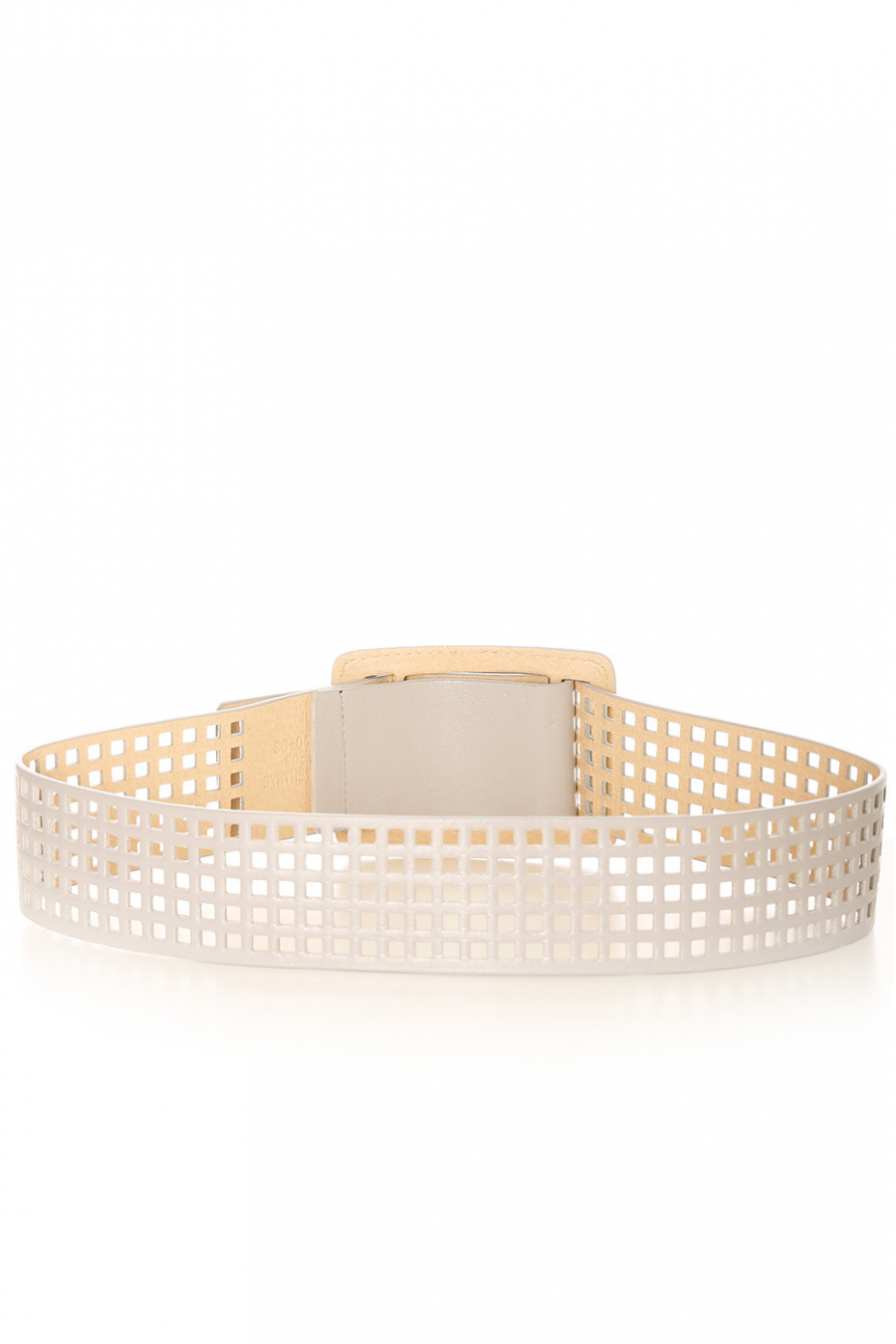 Gray grid belt with holes. SG-0452 - 2