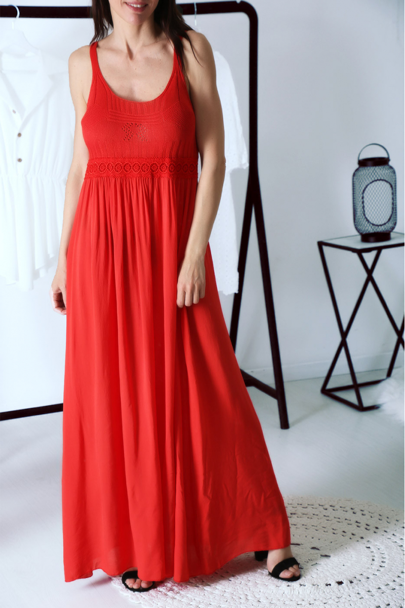 robe rouge boheme