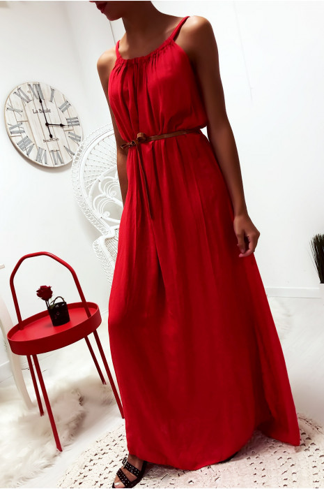 robe rouge ample