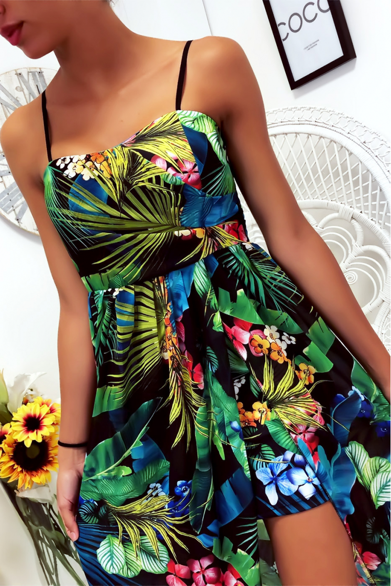 robe courte voile long