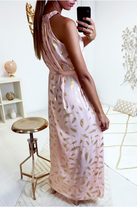 robe rose doré