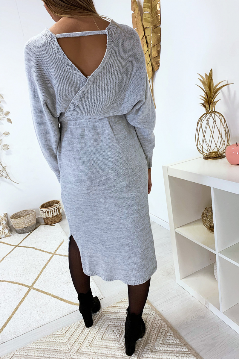 robe pull croisé