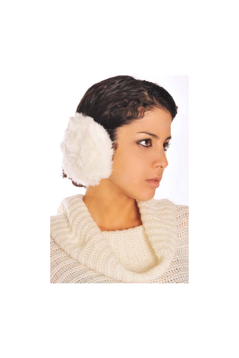 Super modieuze oorbeschermer van bont, om zeer stijlvol te dragen. Kledinggroothandel - 7