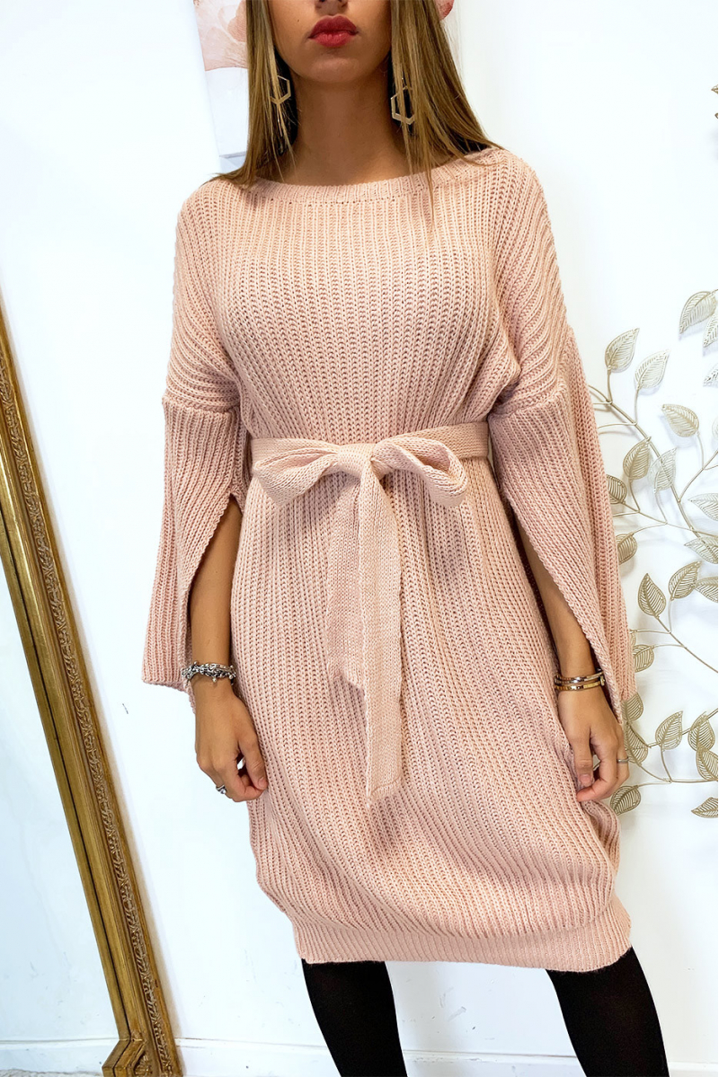 robe pull et ceinture