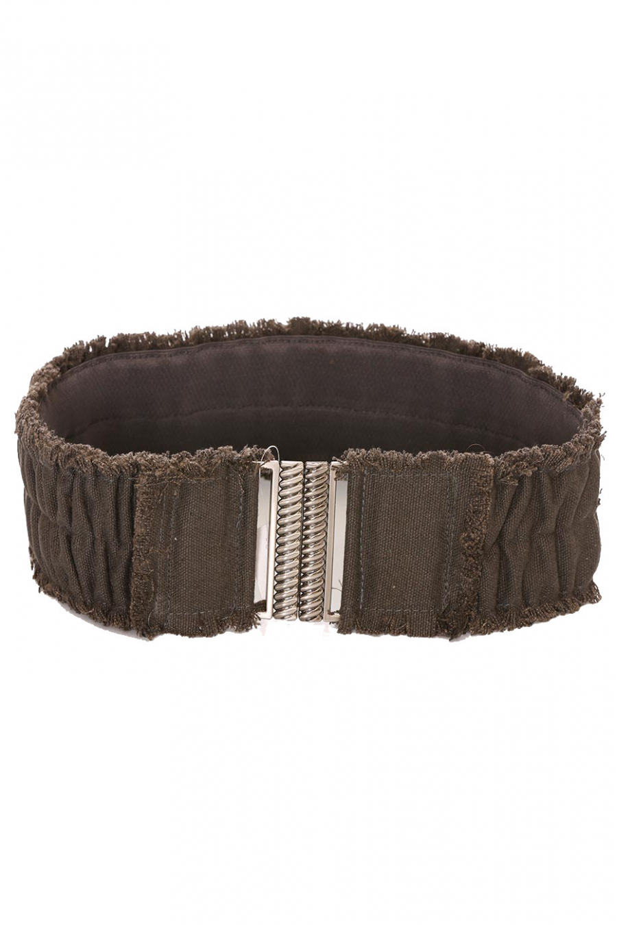 Wide anthracite belt, clip fastening. SG-0908 - 2
