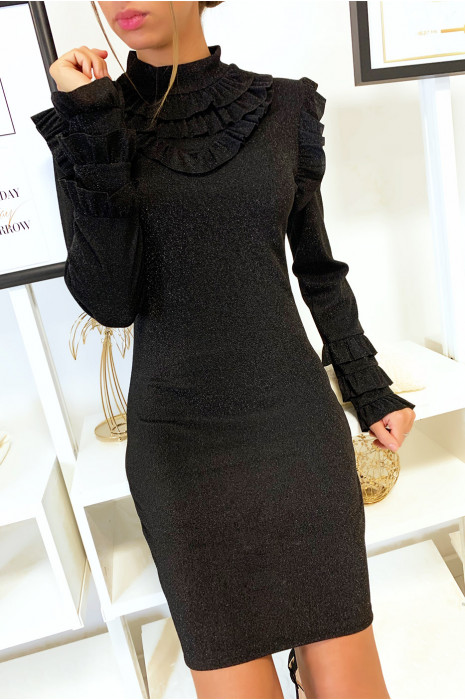 robe manche froufrou