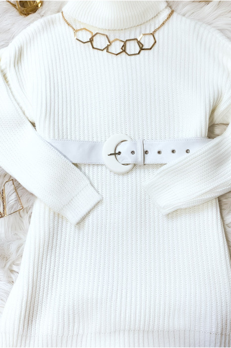 Ceinture blanche vendu par paquet de 12 - 1