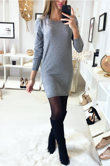 robe pull en tricot
