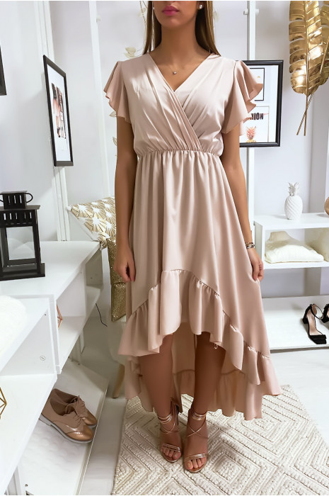 rose pale robe