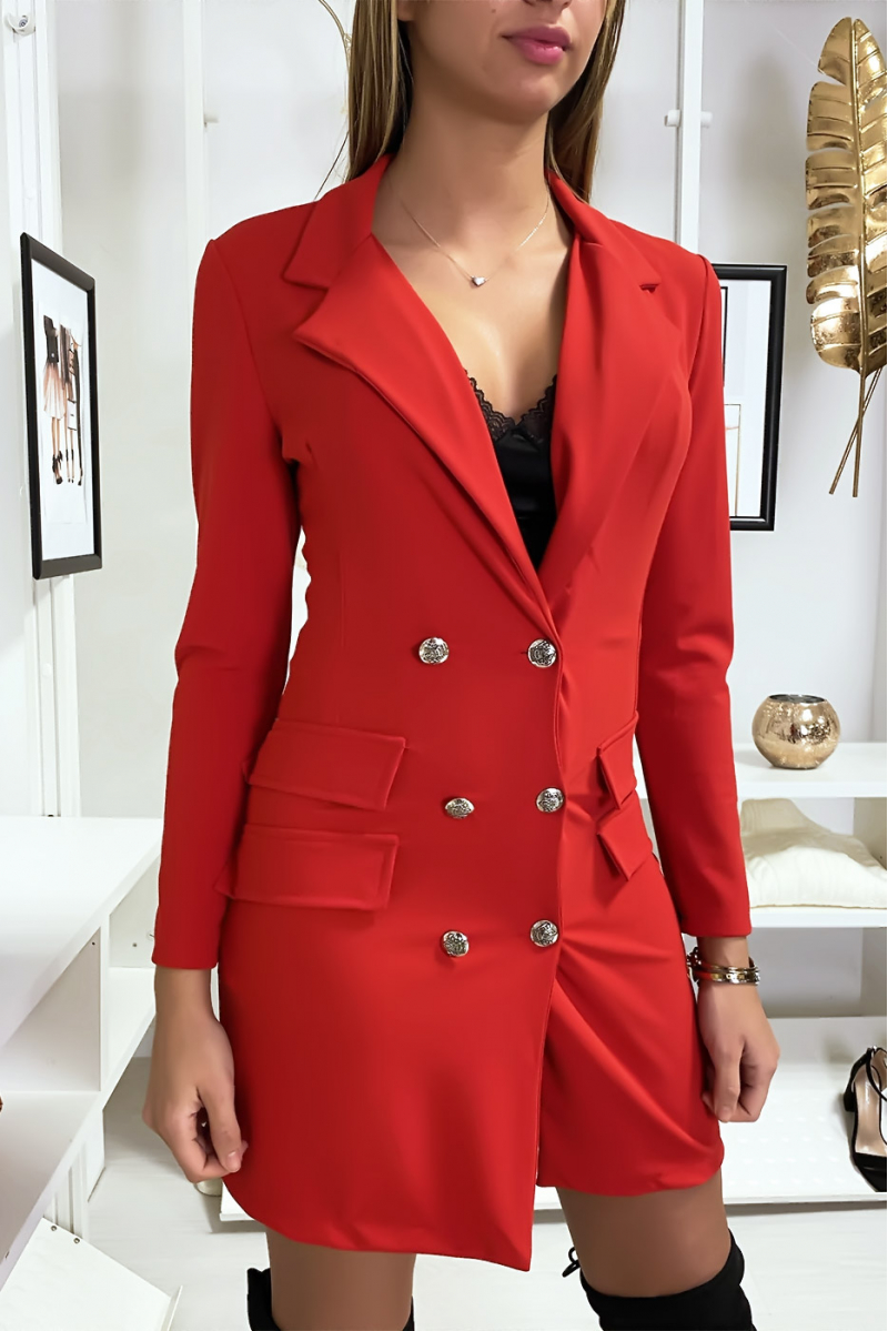 blazer robe rouge