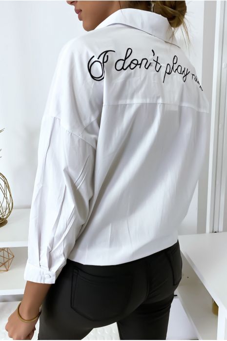 White bee tie shirt - 4