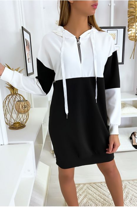 robe sweat blanche