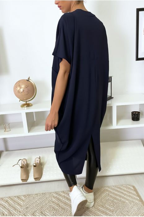 Robe marine longue et ample - 4