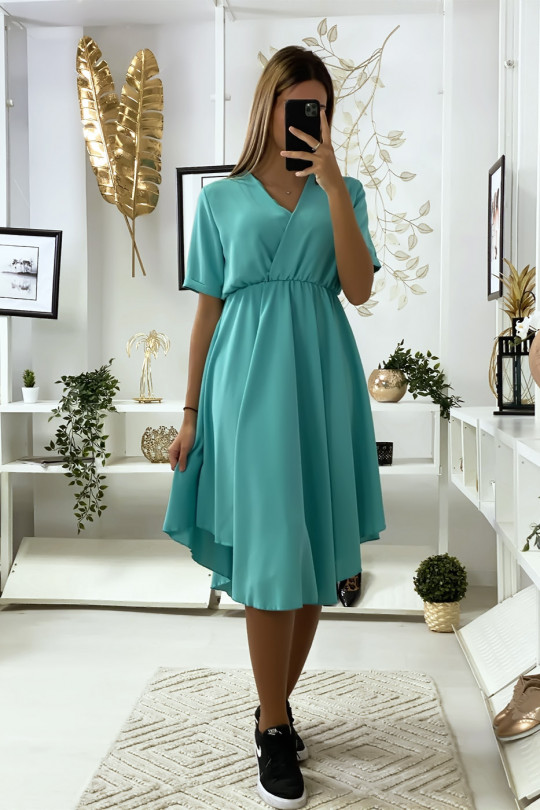 robe turquoise