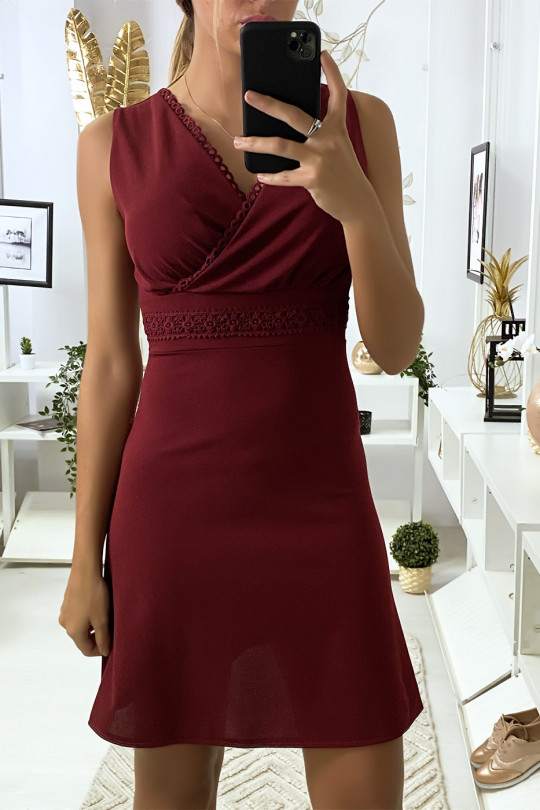 robe bordeau pas cher