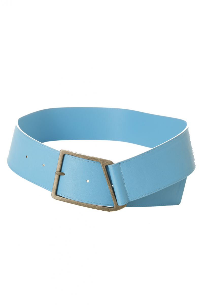 Blue belt with trapeze buckle. SG-0468 - 1