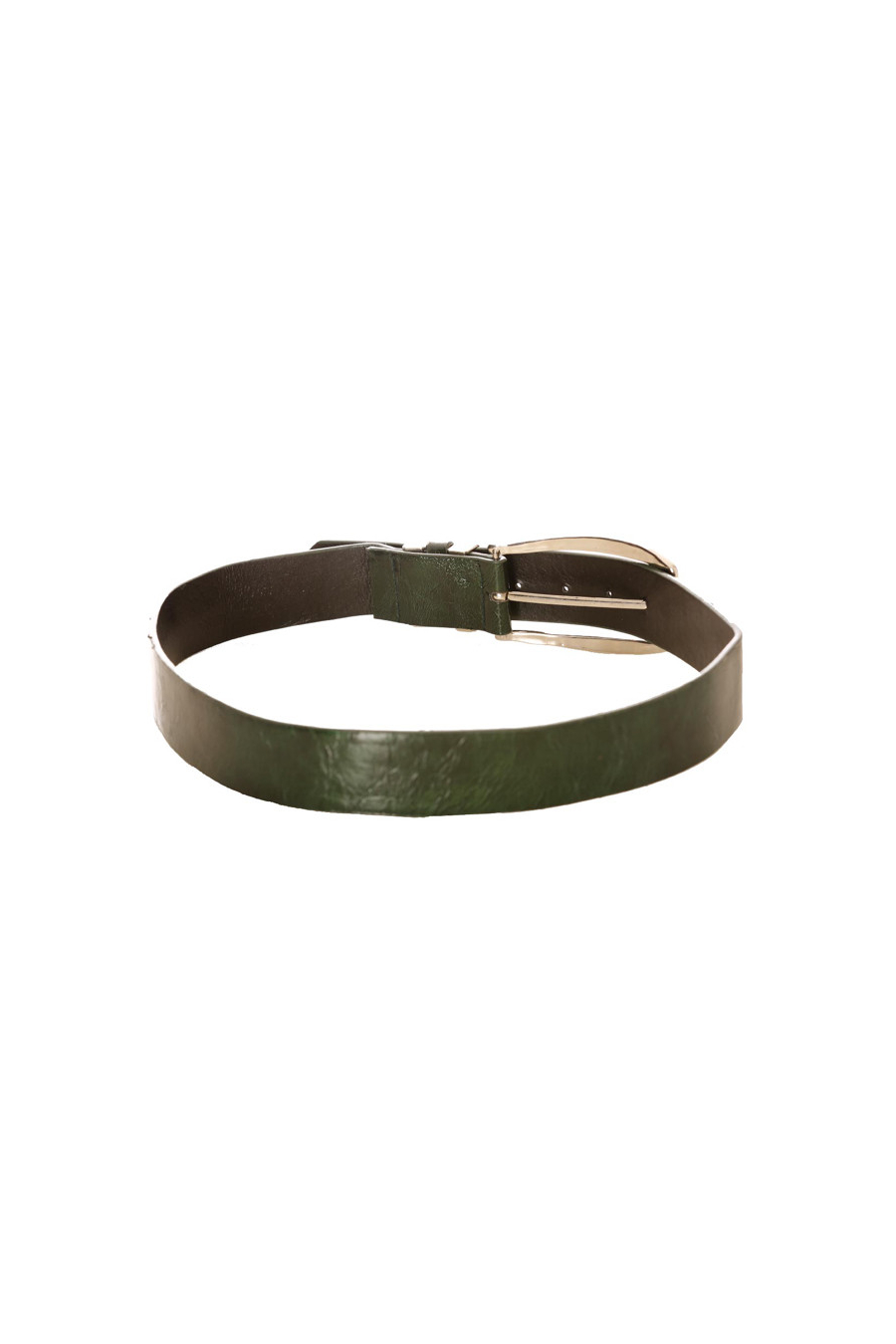 glanzende groene riem. M17-009 - 1