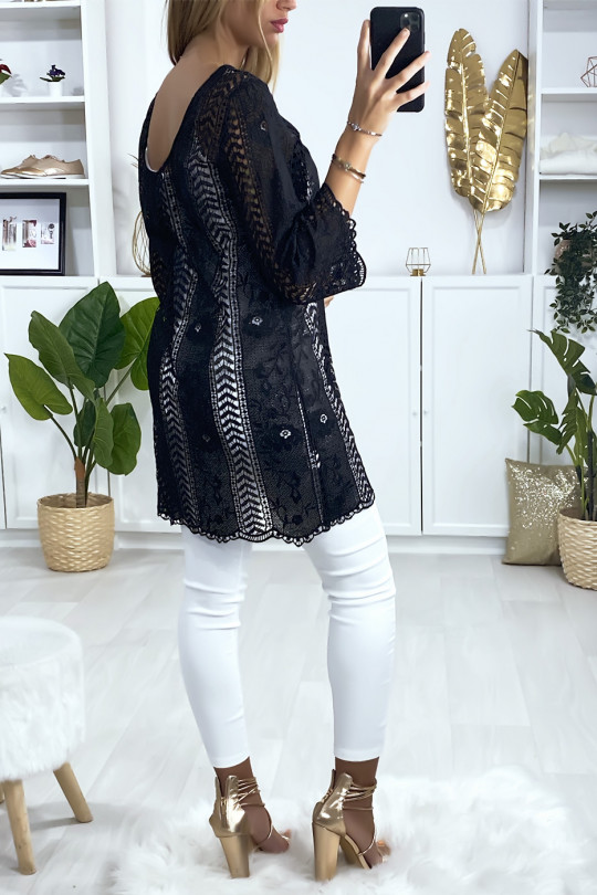 Black lace tunic - 4