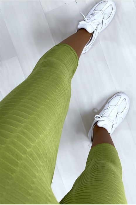 Fashionable green Push Up corsair leggings - 5