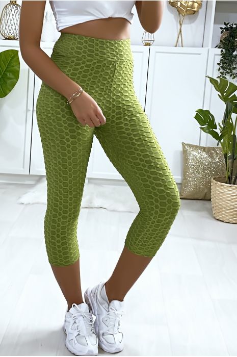 Modieuze groene push-up corsairlegging - 2
