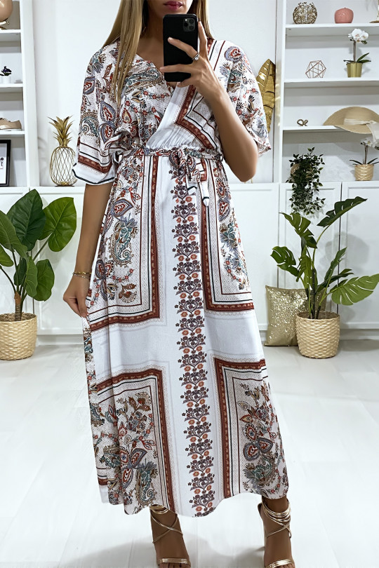 robe blanche longue pas cher