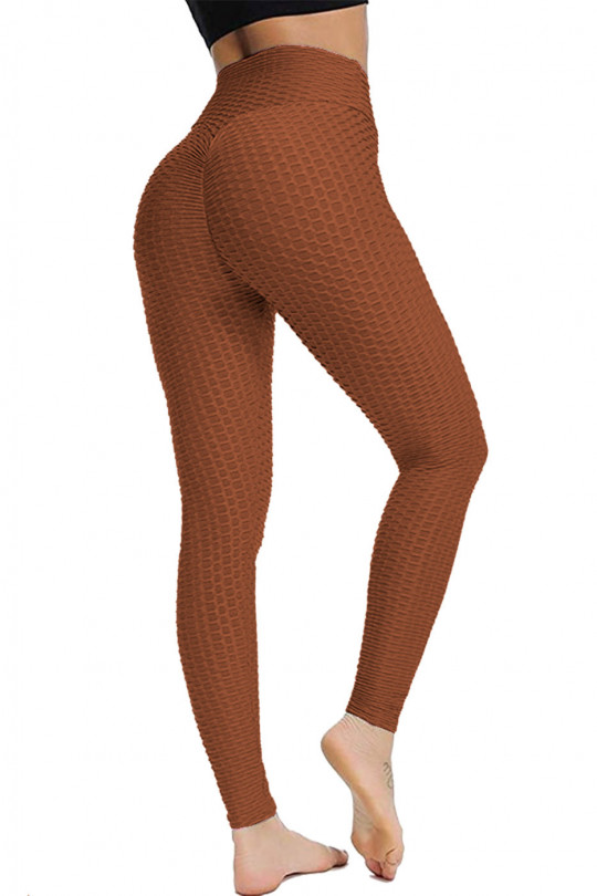 Very fashionable Cognac Push Up leggings. The best seller of the moment - 2
