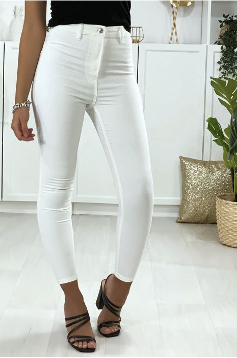 Slim jeans in white with back pockets - 2