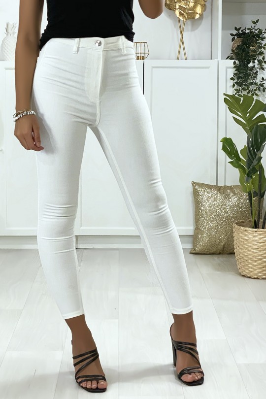 Slim jeans in white with back pockets - 1