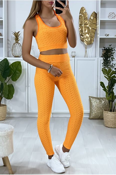 orange leggins