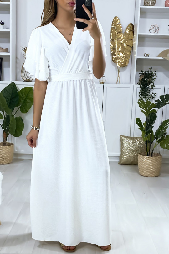 longue robe blanche