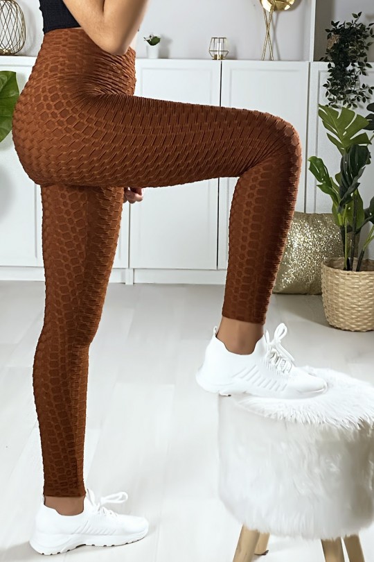 Legging Push Up marron très fashion. Le best seller du moment