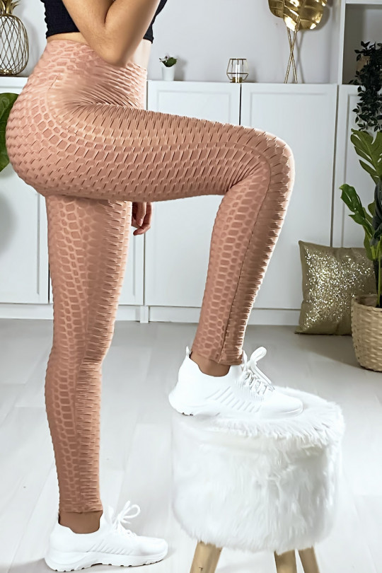 Legging Push Up fuchsia très fashion. Le best seller du moment