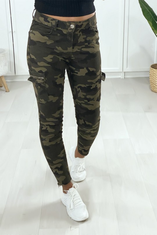 Military mesh pants with side pockets - 2