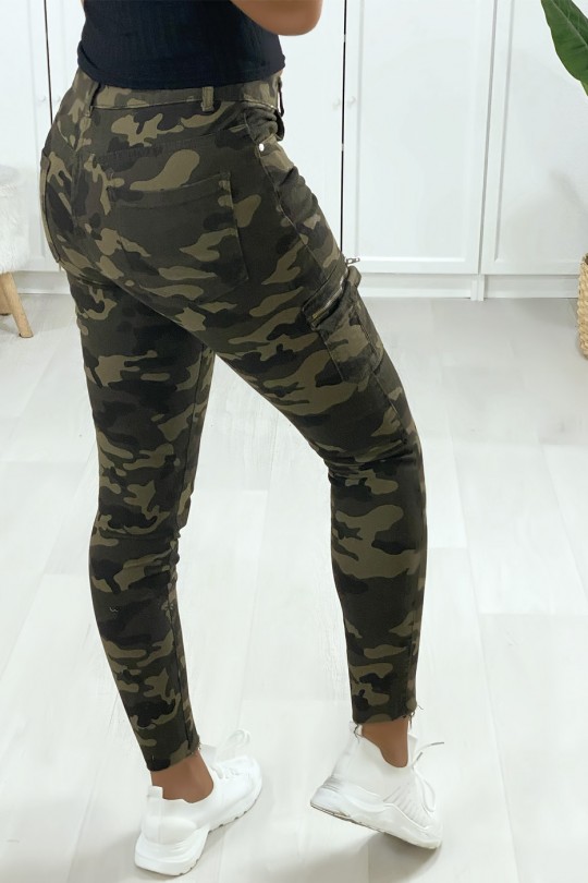 Military mesh pants with side pockets - 5