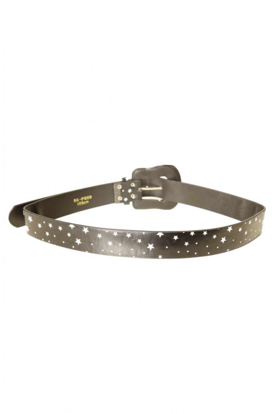 Ceinture Noire avec en motif des étoiles blanches. Accessoire BG-P009 - 2