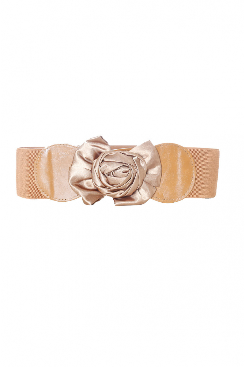 Elastic camel belt with large bow buckle. SG-0476 - 1