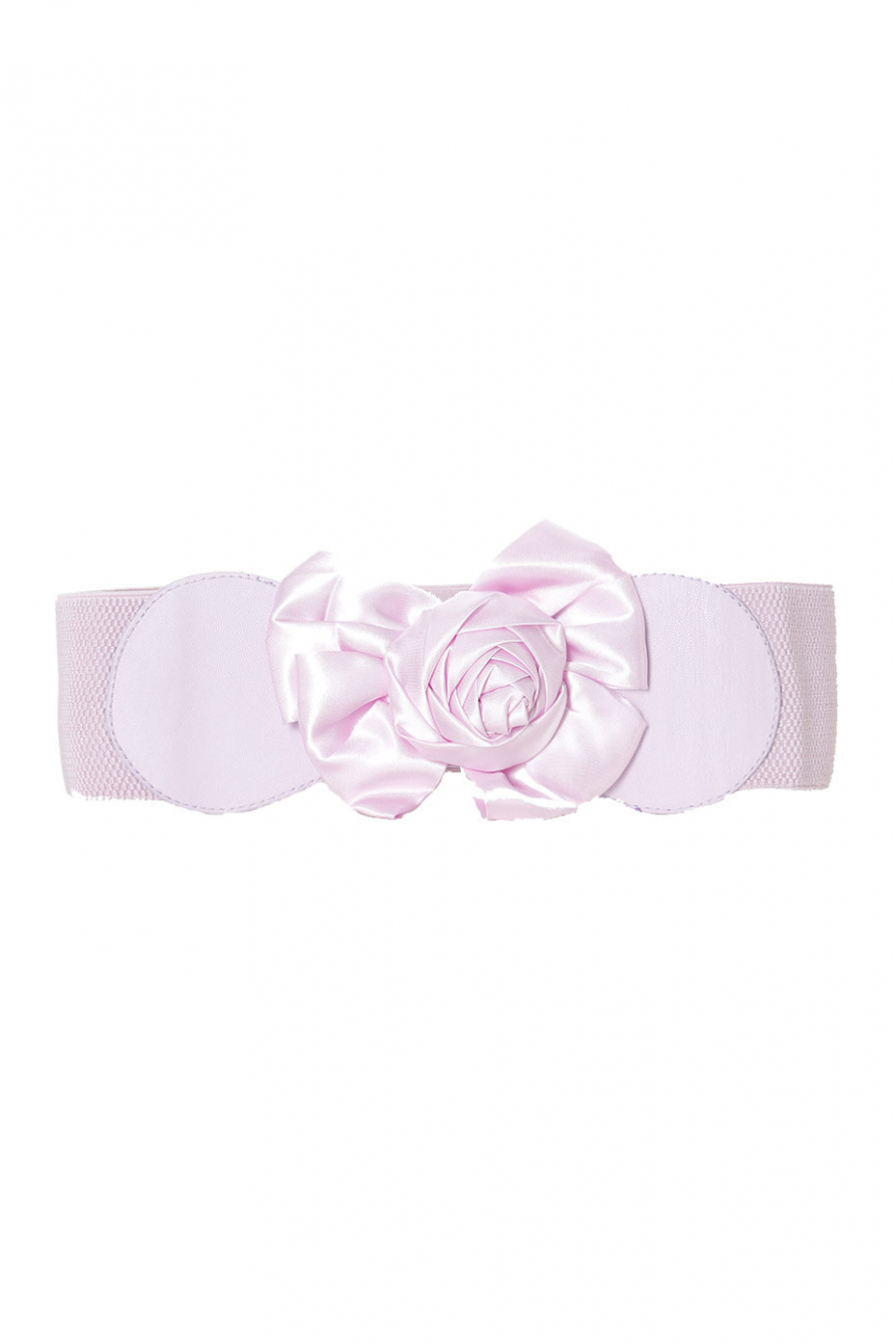 Ceinture parme élastique à boucle gros noeud. SG-0476 - 1