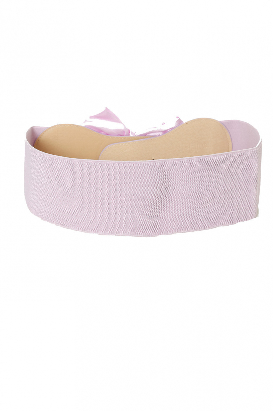 Ceinture parme élastique à boucle gros noeud. SG-0476 - 3