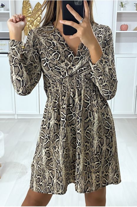 Robe imprimé python zara shops