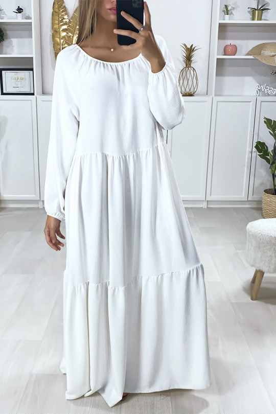 robe blanche ample
