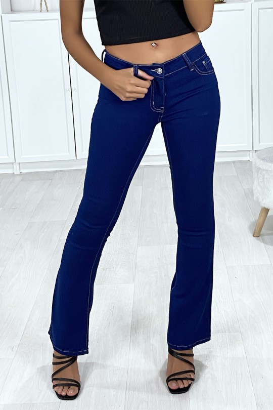 Raw blue jeans met 5 zakken - 2