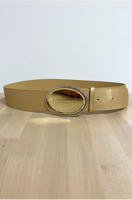 Gouden riem met gesp in spiegelbeeld - 1