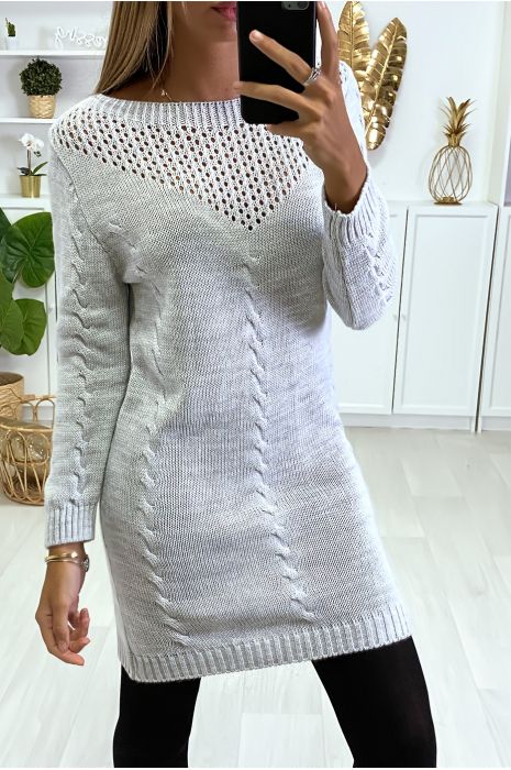 robe pull col bateau