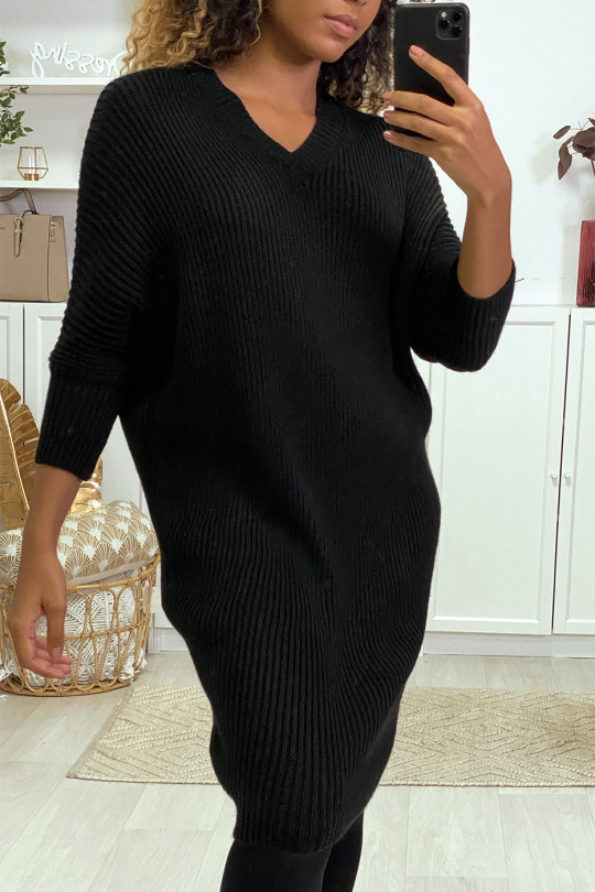 robe pull manche chauve souris